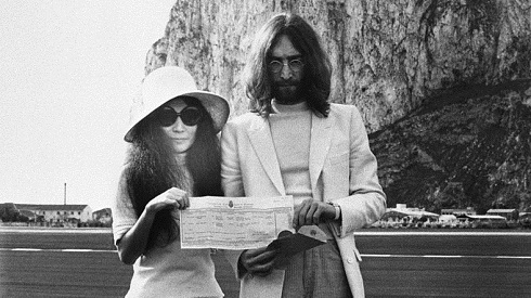 20 March 1969 John Lennon marries Yoko Ono in Gibraltar – Bygone Todays